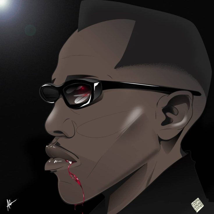 Blade (Wesley Snipes), by Artgoon365