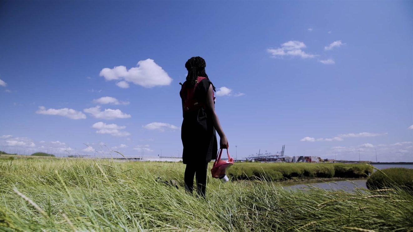 Still from Wayfinder (2022), by Larry Achiampong
