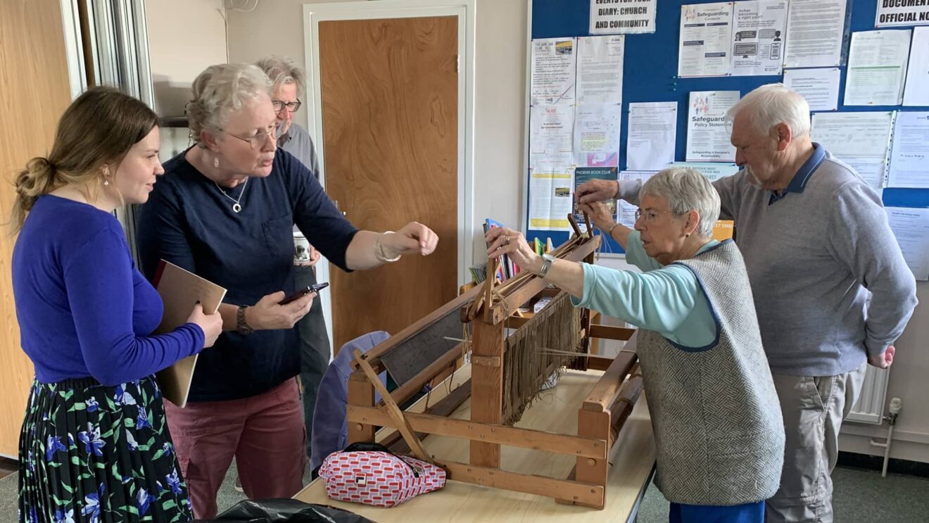 Meeting the Notts and District Guild of Weavers, Spinners and Dyers