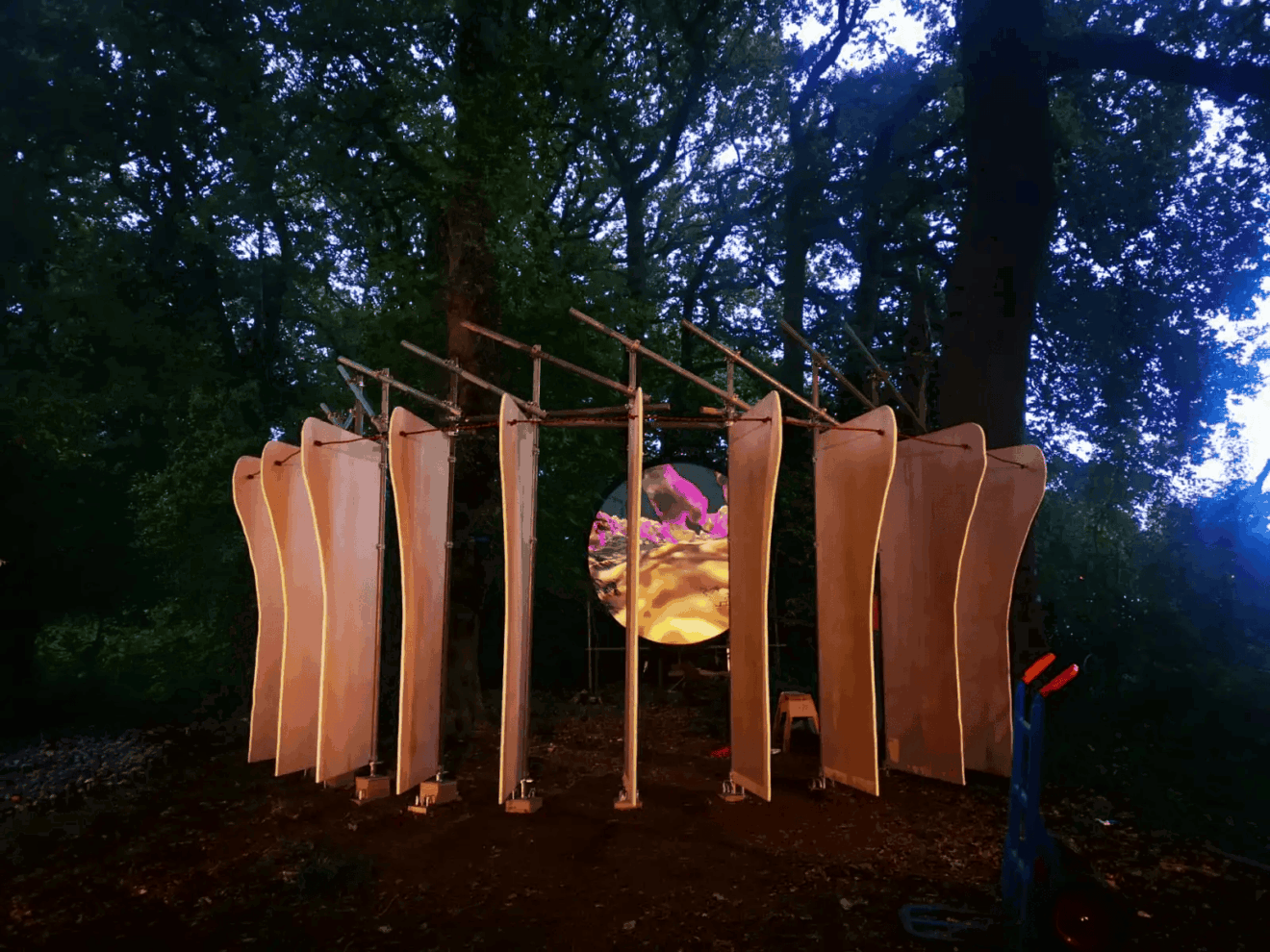 The Underneath by Youth Landscapers Collective. Presented at Timber Festival 2022.